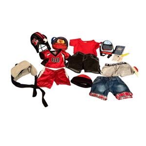 Build-A-Bear Clothing & Accessries 13 Piece Mega Lot -BABW 15-18" Bear Push Plus